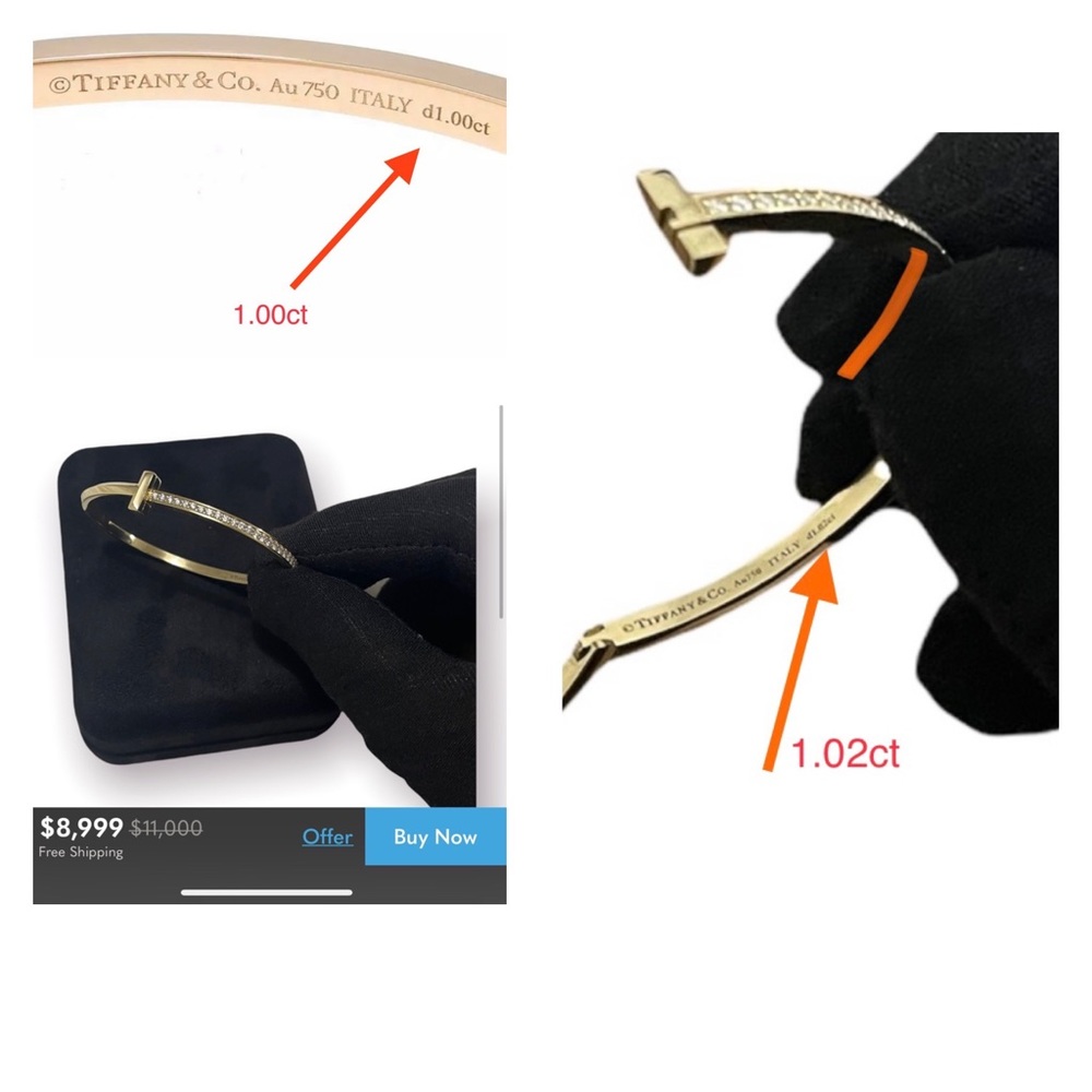 CAUTION: Lots of Tiffany & Co counterfeits on posh.